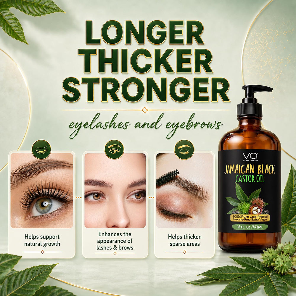 VITAL AFFAIR application to hair ends demonstrating improved manageability and shine