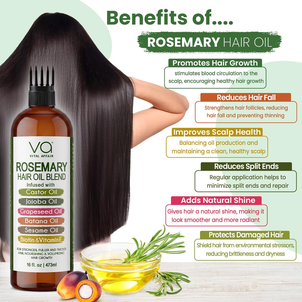 VITAL AFFAIR hair ends smoothing before and after to reduce breakage and frizz