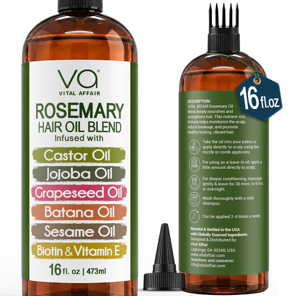 VITAL AFFAIR front bottle view showing label and 16 fl oz size, promotes lasting supply