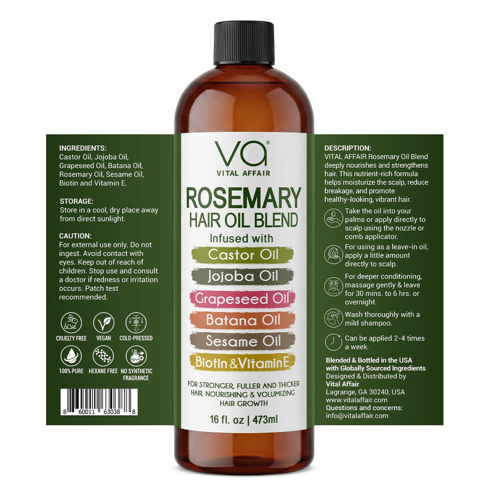 VITAL AFFAIR oil pouring close-up showing smooth consistency for easy application