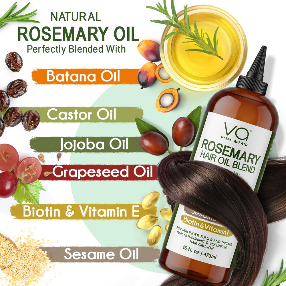 VITAL AFFAIR scalp massage application illustrating calming, nourishing scalp relief