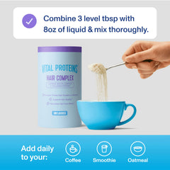 vital proteins mixed powder in glass showing smooth dissolve and neutral taste