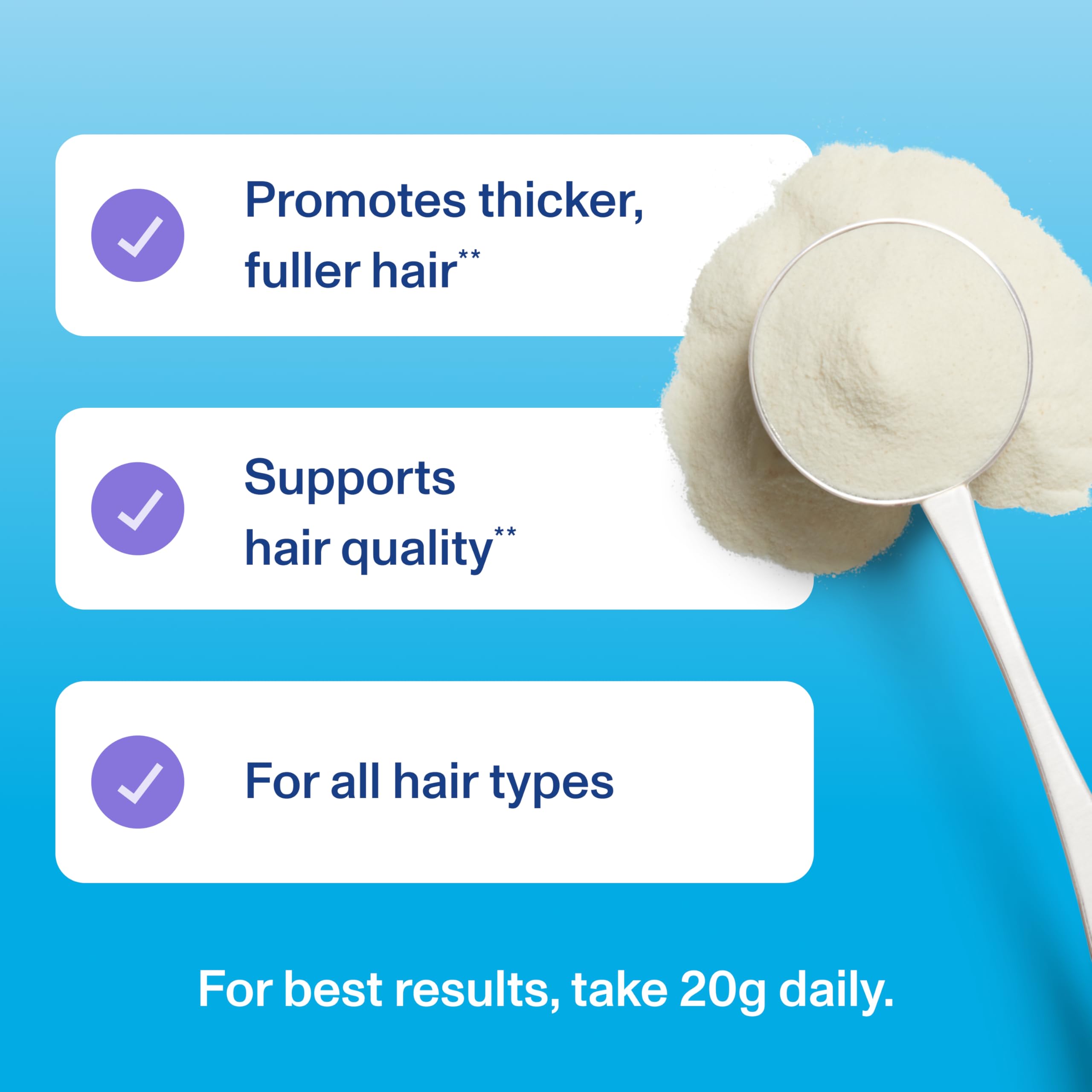 vital proteins open tub with scoop demonstrating daily use simplicity
