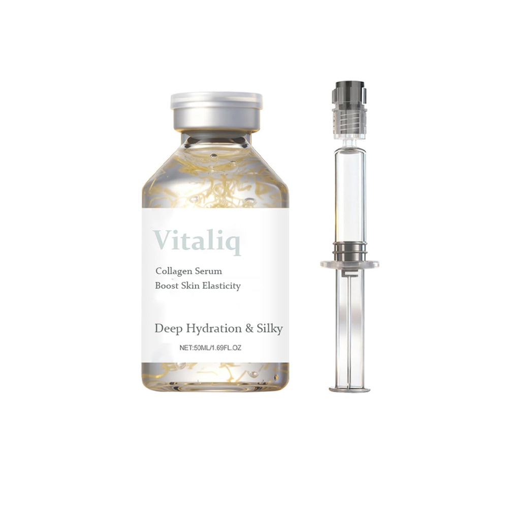Vitaliq on bathroom vanity lifestyle shot suggesting daily routine benefit