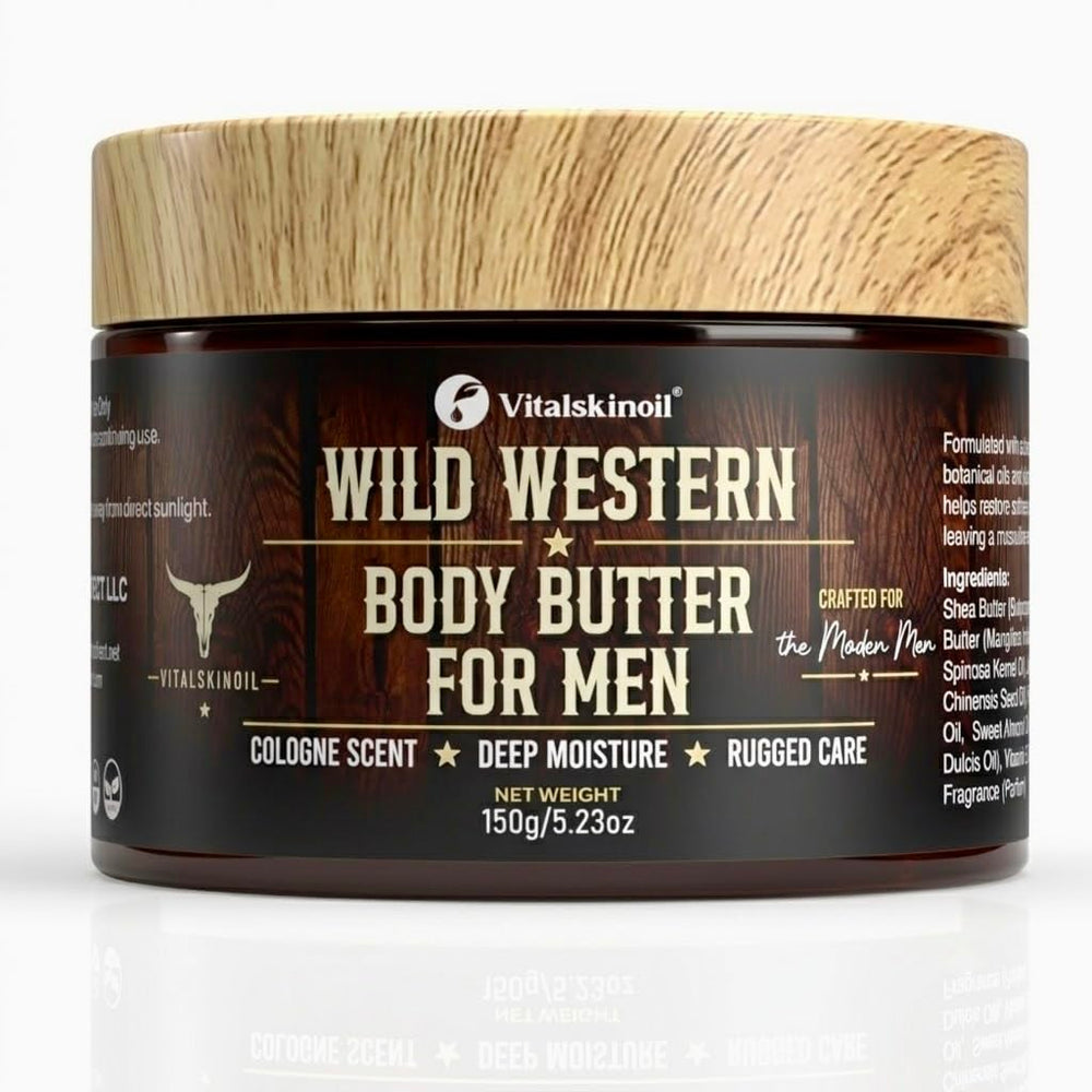 VITALSKINOIL open jar texture close-up showing creamy spreadability and quick absorption