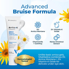 VitaMedica being applied under eye to soothe and hydrate delicate skin