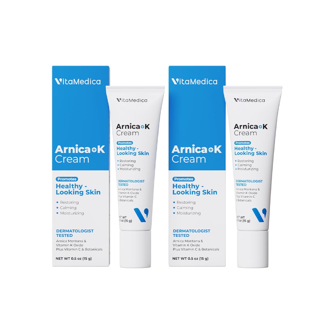 VitaMedica front packaging showing two cream tubes for convenient daily use