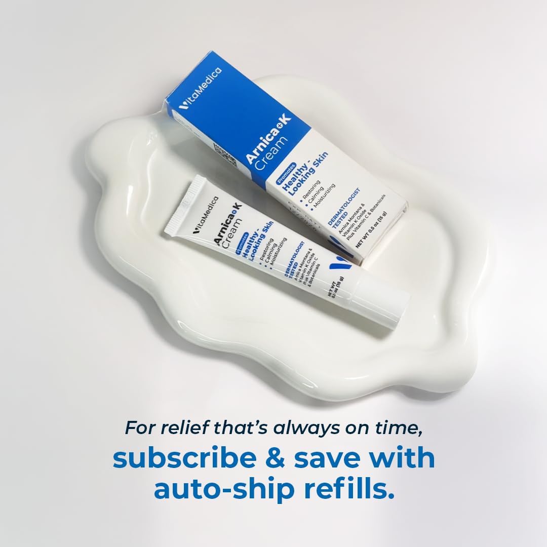 VitaMedica tube held in hand showing portable size for daily routines