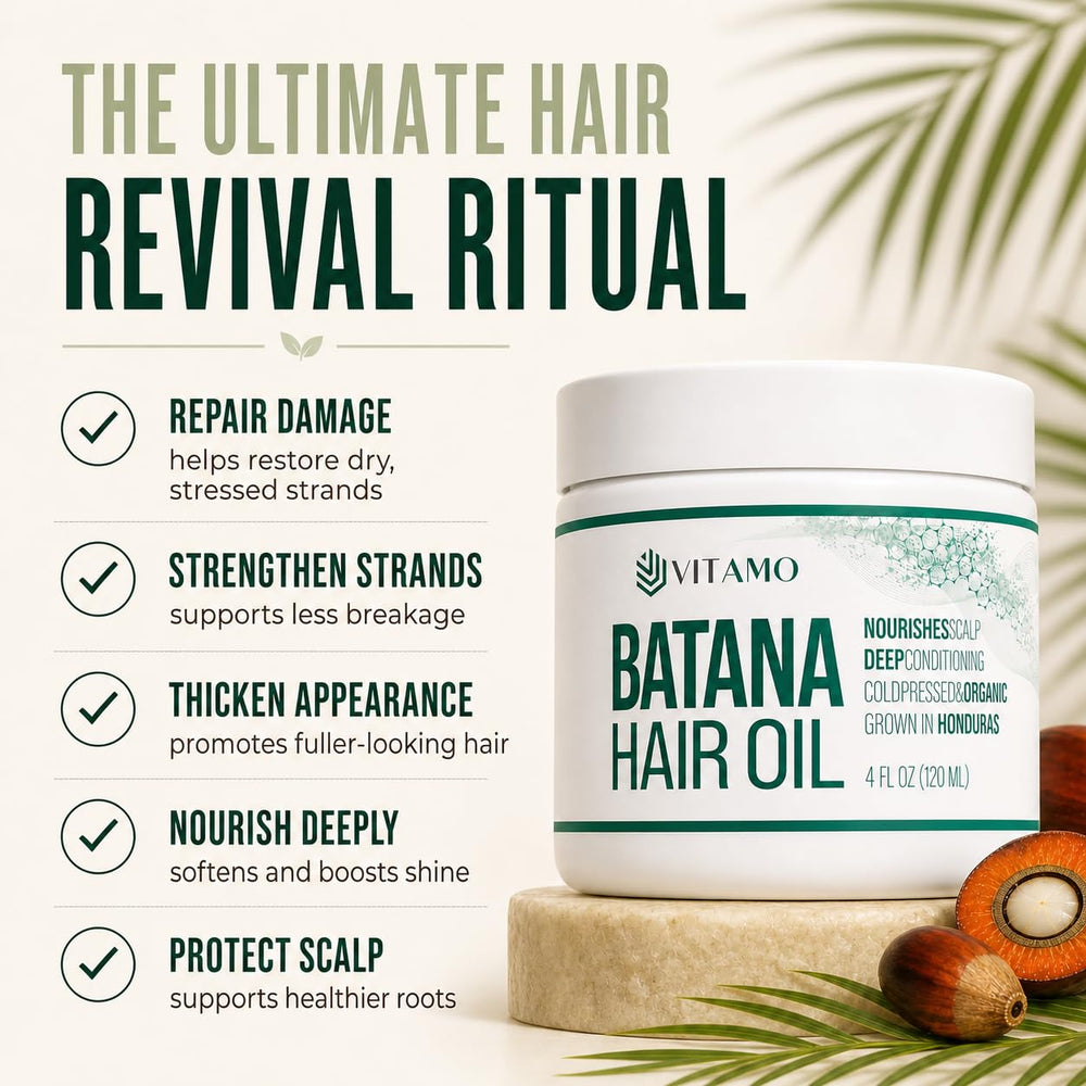 Vitamo Batana smoothing beard for softer, more manageable facial hair