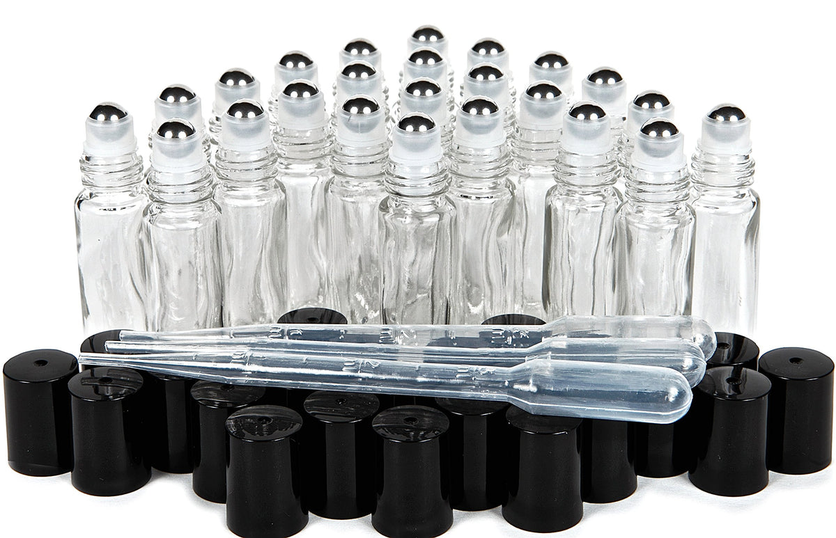 Vivaplex clear 10ml bottles front view showing full 24-pack convenience