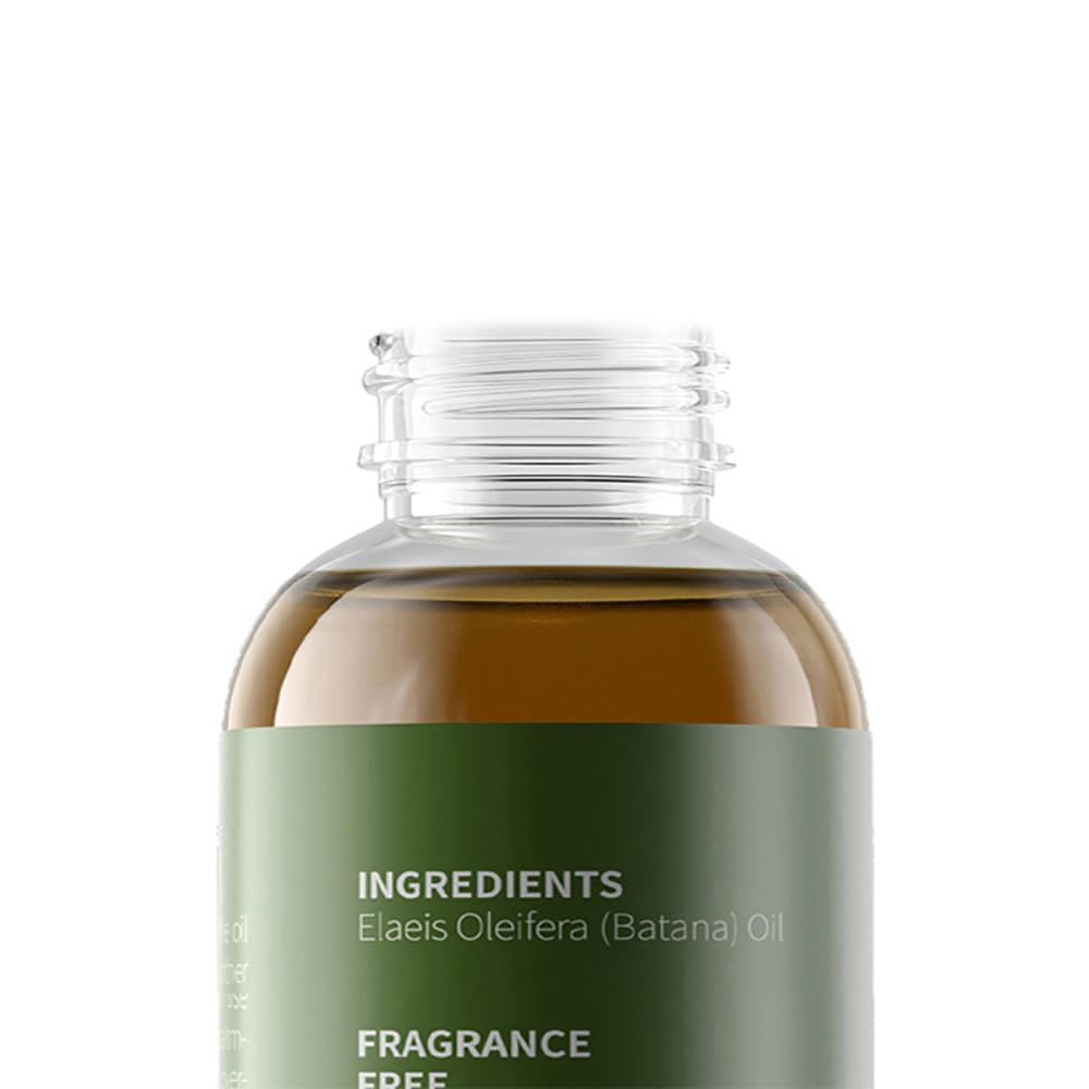 Vivccon oil applied to hair ends for smoothing and shine