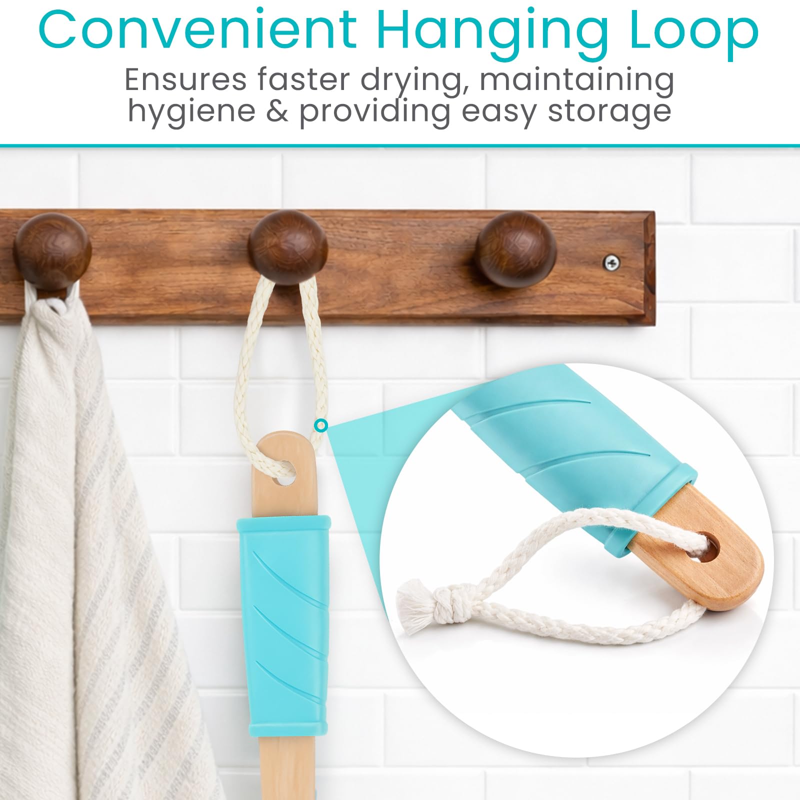 Vive waterproof-coated handle gleaming under light, long-lasting durability benefit