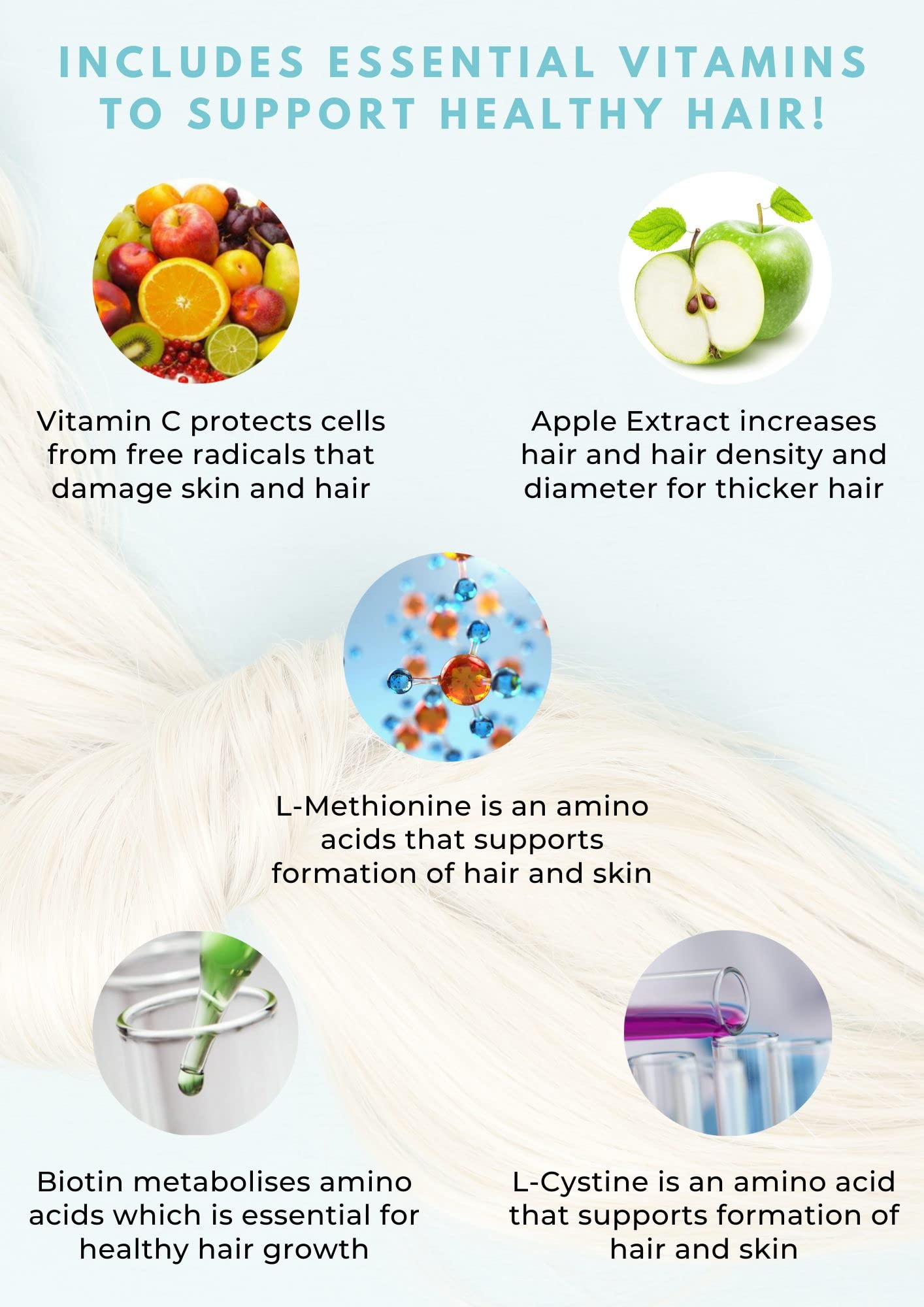 Viviscal lifestyle wash day mirror scene illustrating improved styling ease benefit