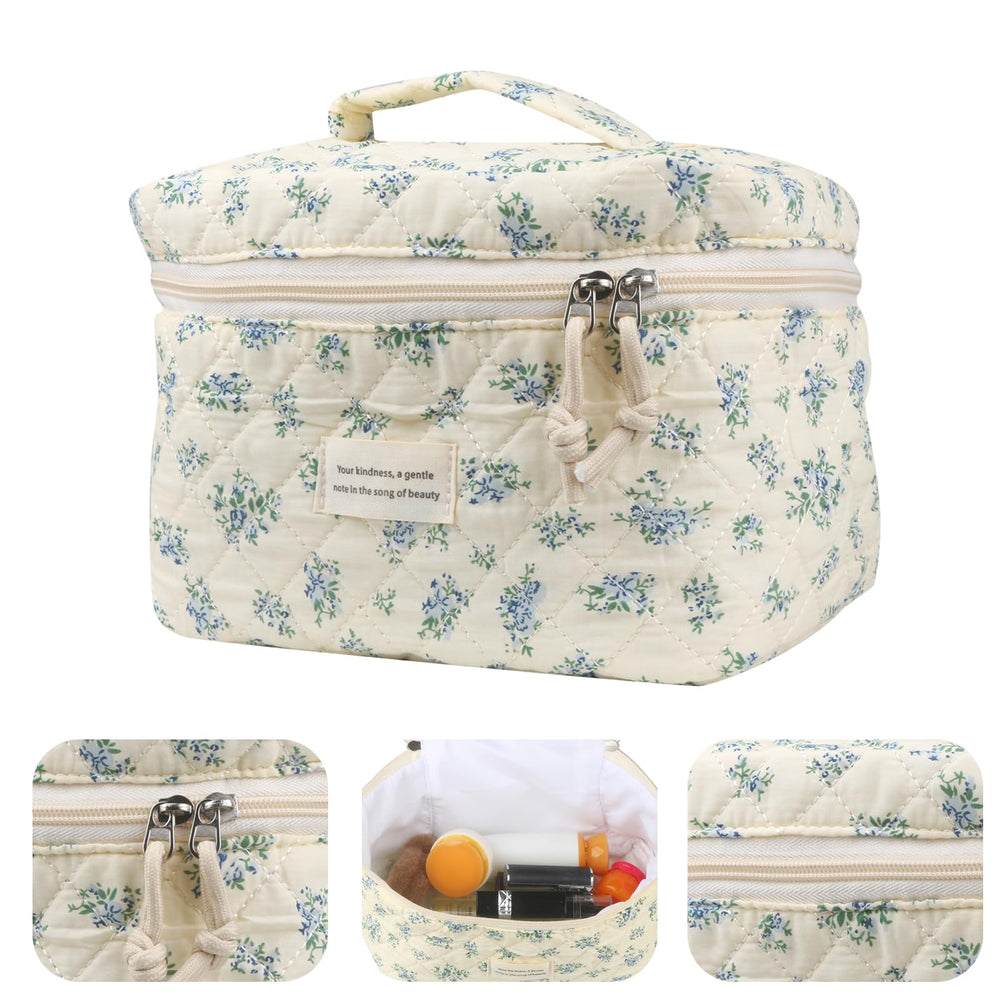 VIWIME open bag filled with makeup illustrating organized packing