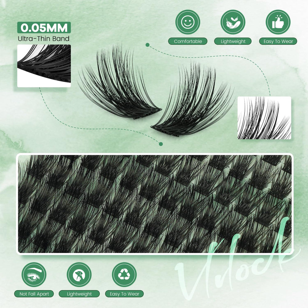 VLVLOCK close-up of lash cluster texture highlighting wispy fibers and natural volume