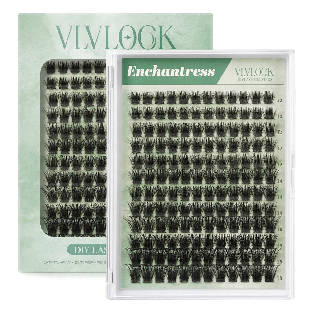 VLVLOCK Enchantress front packaging showing included cluster lengths for easy selection