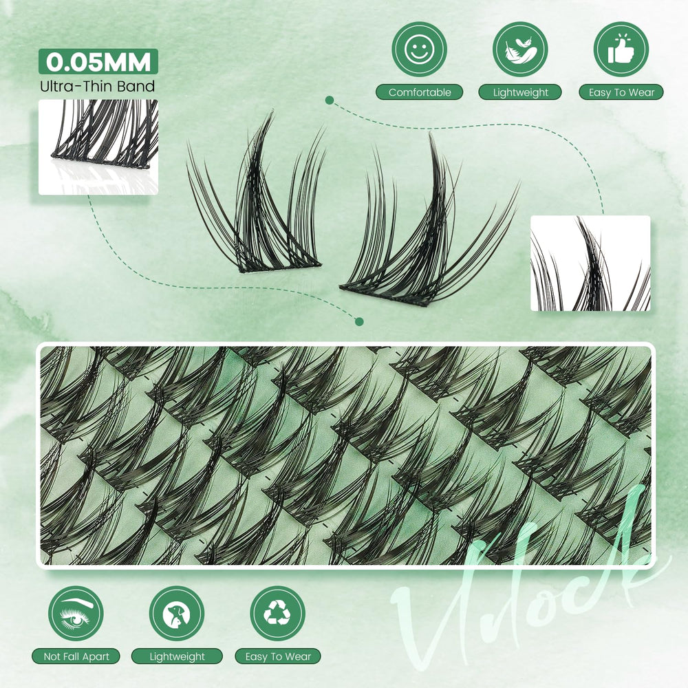 VLVLOCK close-up of cluster texture highlighting wispy fibers for natural blending