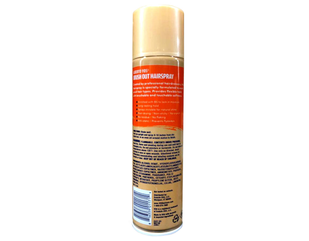 VO5 hair finish texture close-up, shows natural shine without flakes