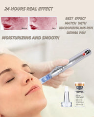 VOFEL serum texture close-up highlighting lightweight gel consistency for fast absorption