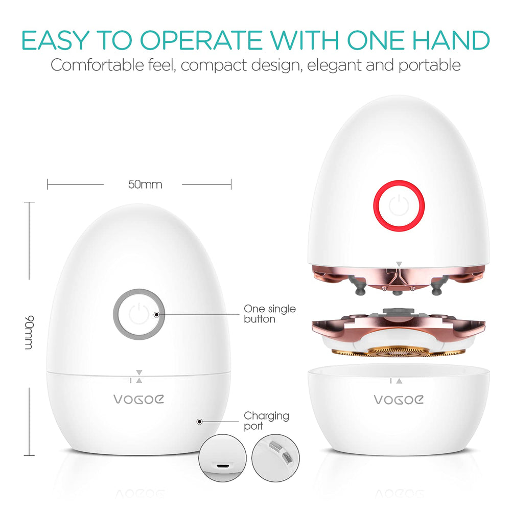 VOGOE ES300 packed in a travel pouch showing portability and gift-ready appeal