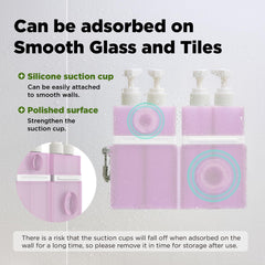 VOGOGE silicone storage box mounted with suction cup offering hands-free access