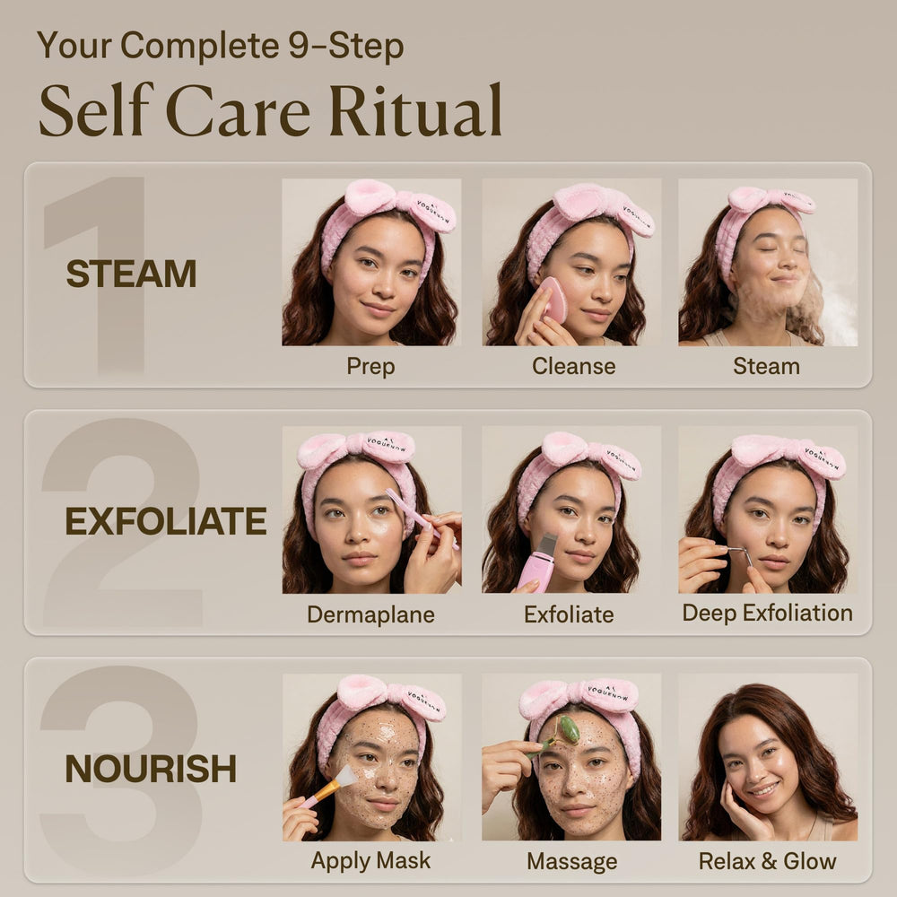 VogueNow jade roller being used to massage and boost circulation