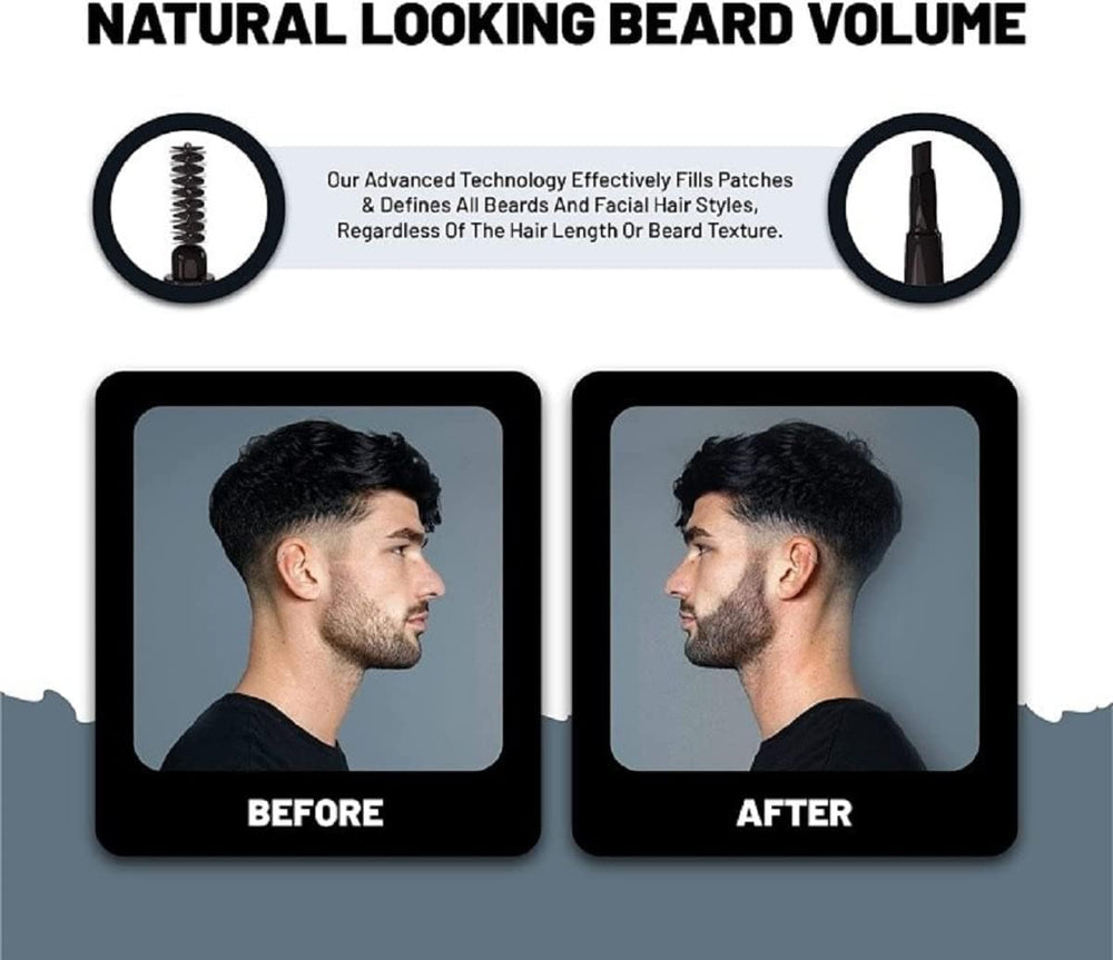 VOID Homme close-up of pencil tip illustrating precision for natural hair strokes