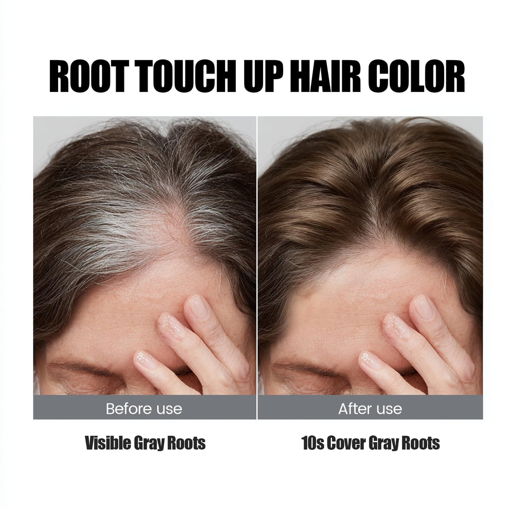 VOLLUCK before and after showing thicker hair and better coverage