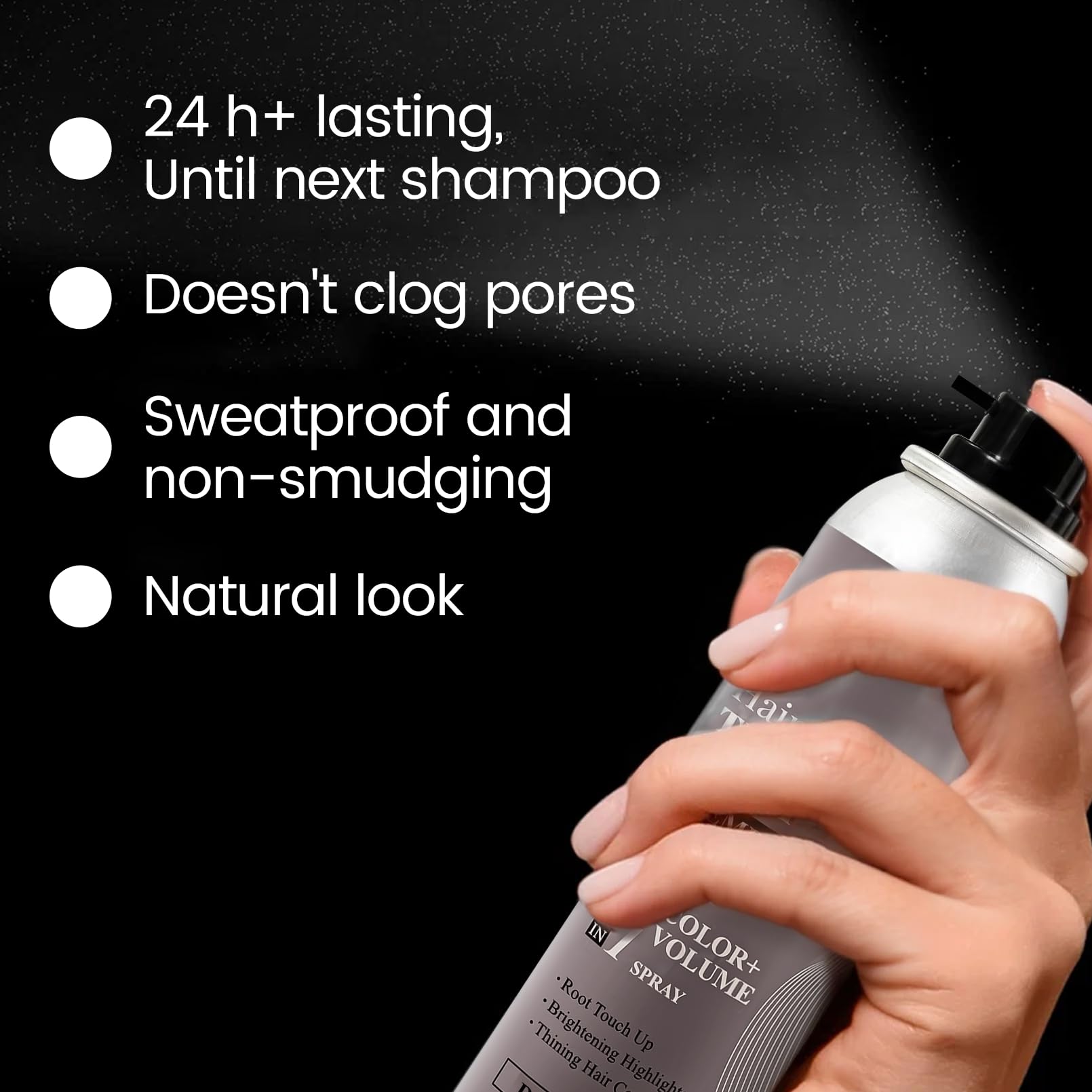 VOLLUCK bottle in hand showing compact travel size and on-the-go convenience benefit