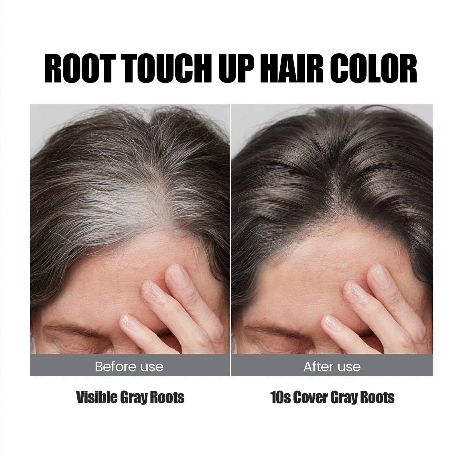 VOLLUCK texture close-up on scalp showing natural-looking finish and blend benefit