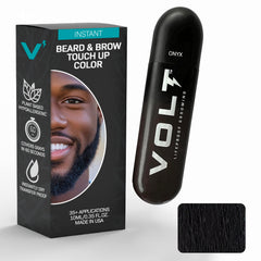 VOLT front packaging showing onyx black bottle enhancing quick touch-ups