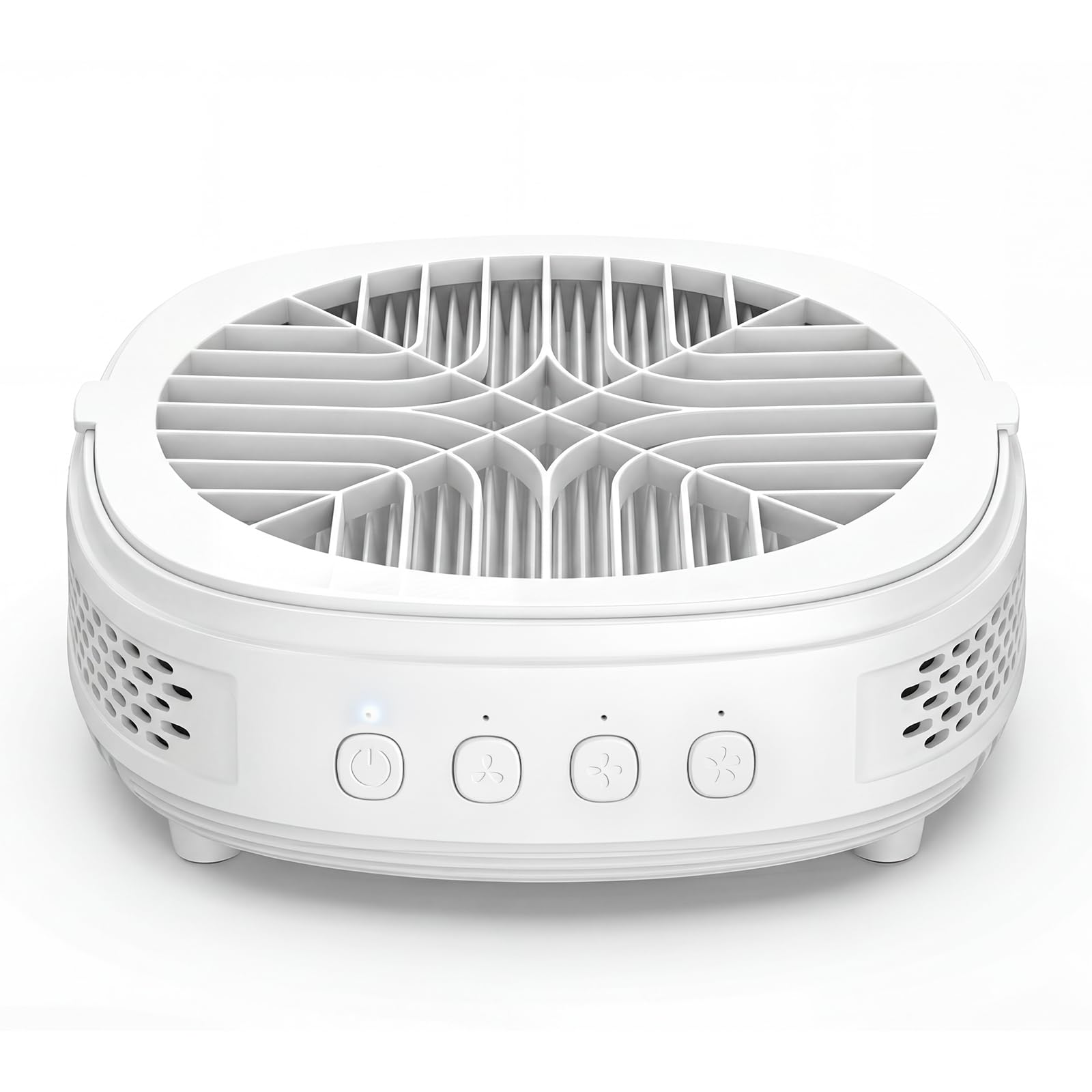 voltrish front view on table showing compact design and workspace benefit