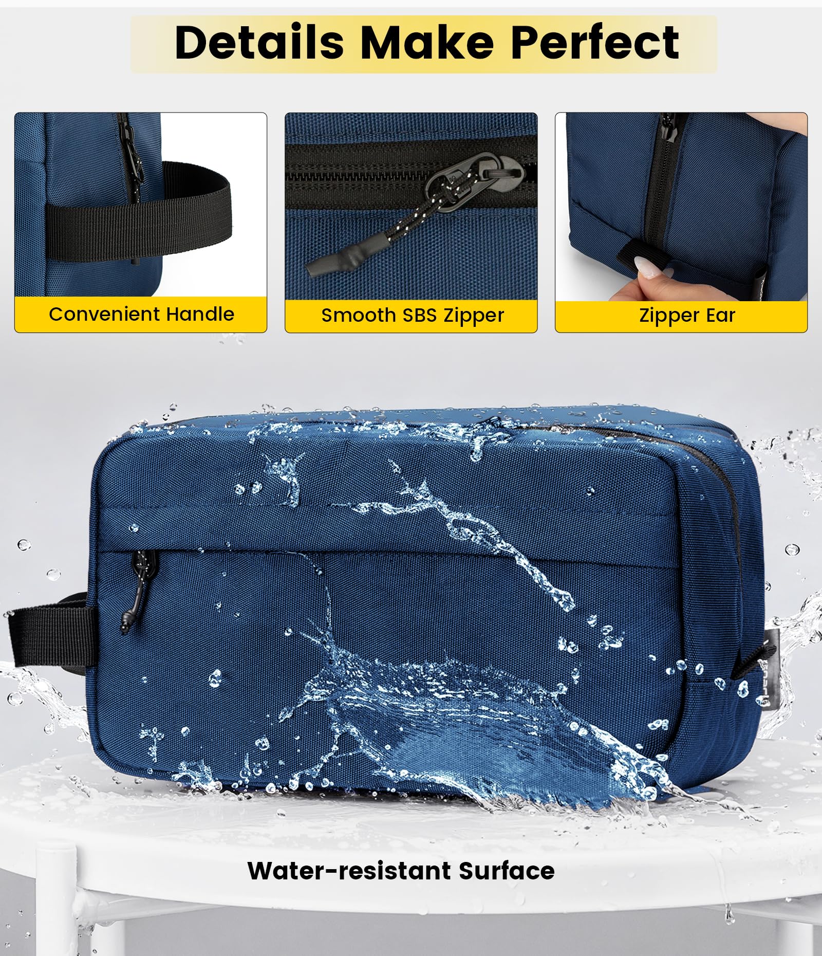 Vorspack handle and smooth zipper closeup for comfortable carrying and reliable use