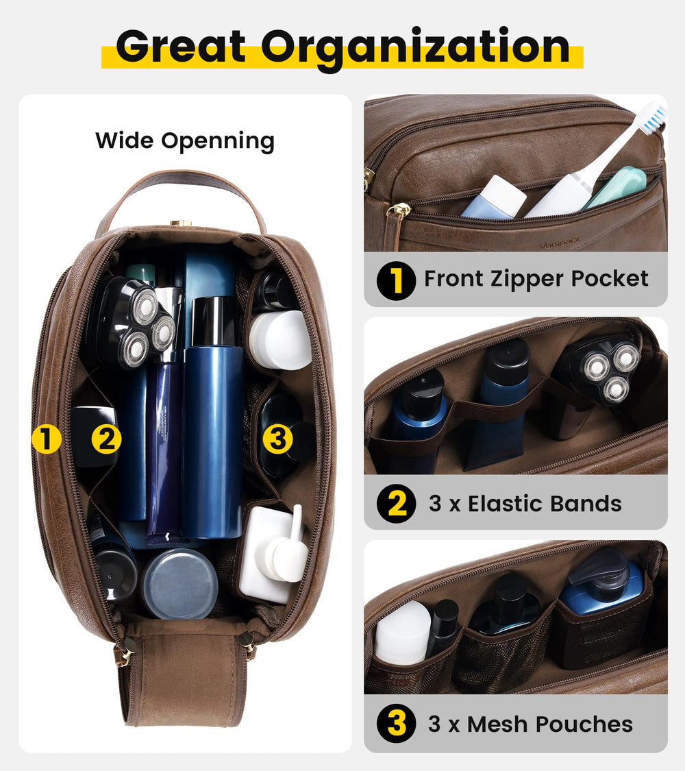 Vorspack interior close-up with elastic loops and mesh pockets for organized storage