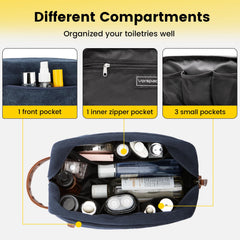 Vorspack leather handle and reinforced bottom showing durable carry and stable placement