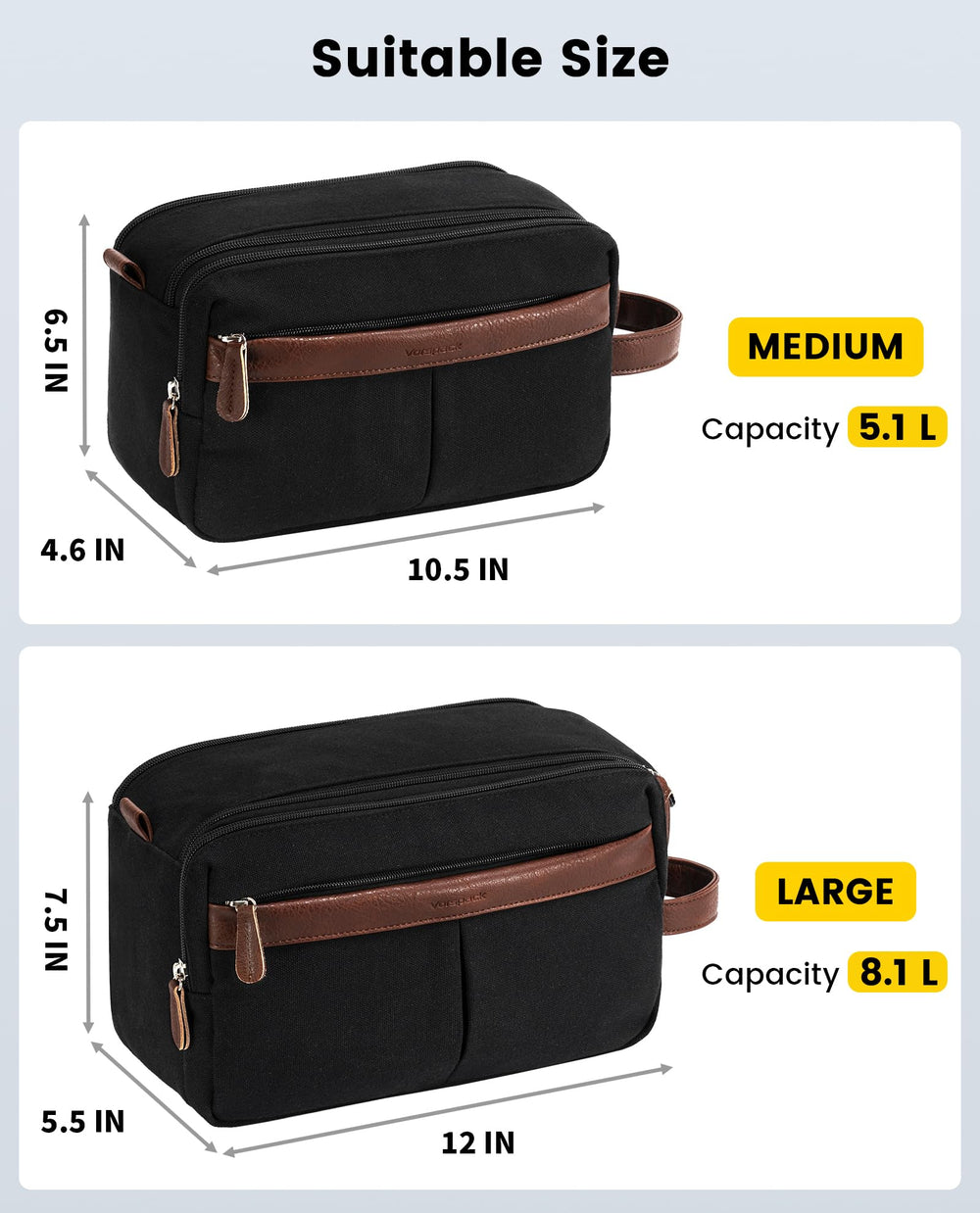 Vorspack wide-open interior displaying capacity and easy visibility benefit