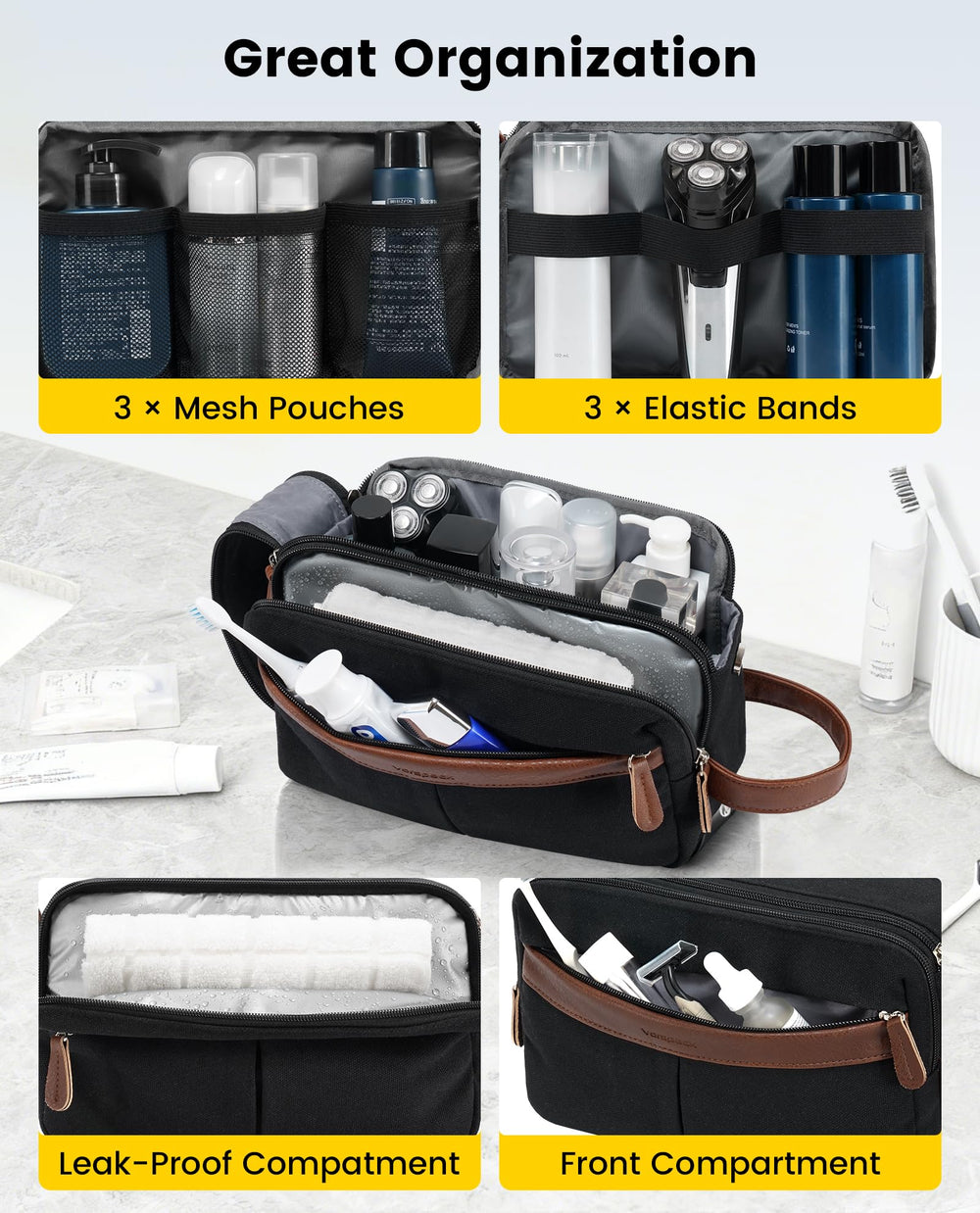 Vorspack waterproof compartment close-up protecting dry items benefit
