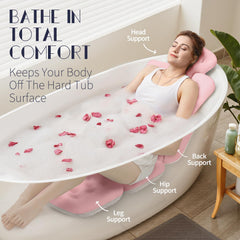 VOXOR underside showing 160 suction cups for secure non-slip tub attachment