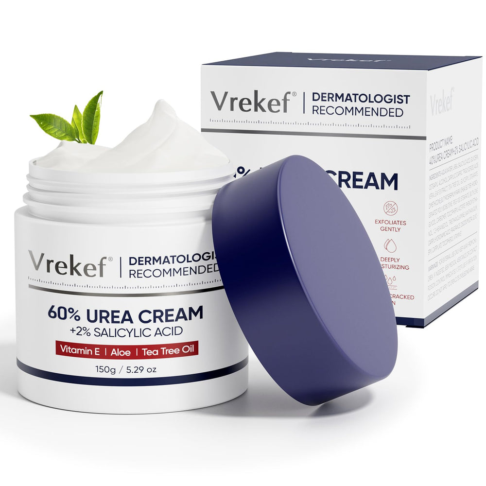 VREKEF front tube view showing product packaging and strength benefits