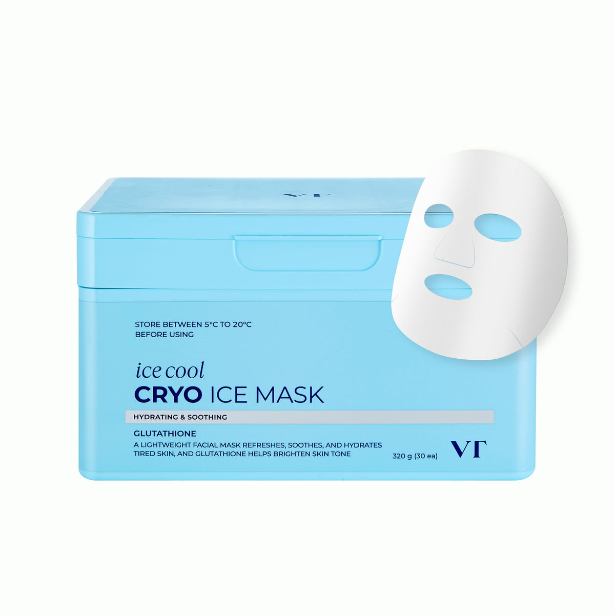 VT COSMETICS front box showing 30-sheet pack and branding for convenience