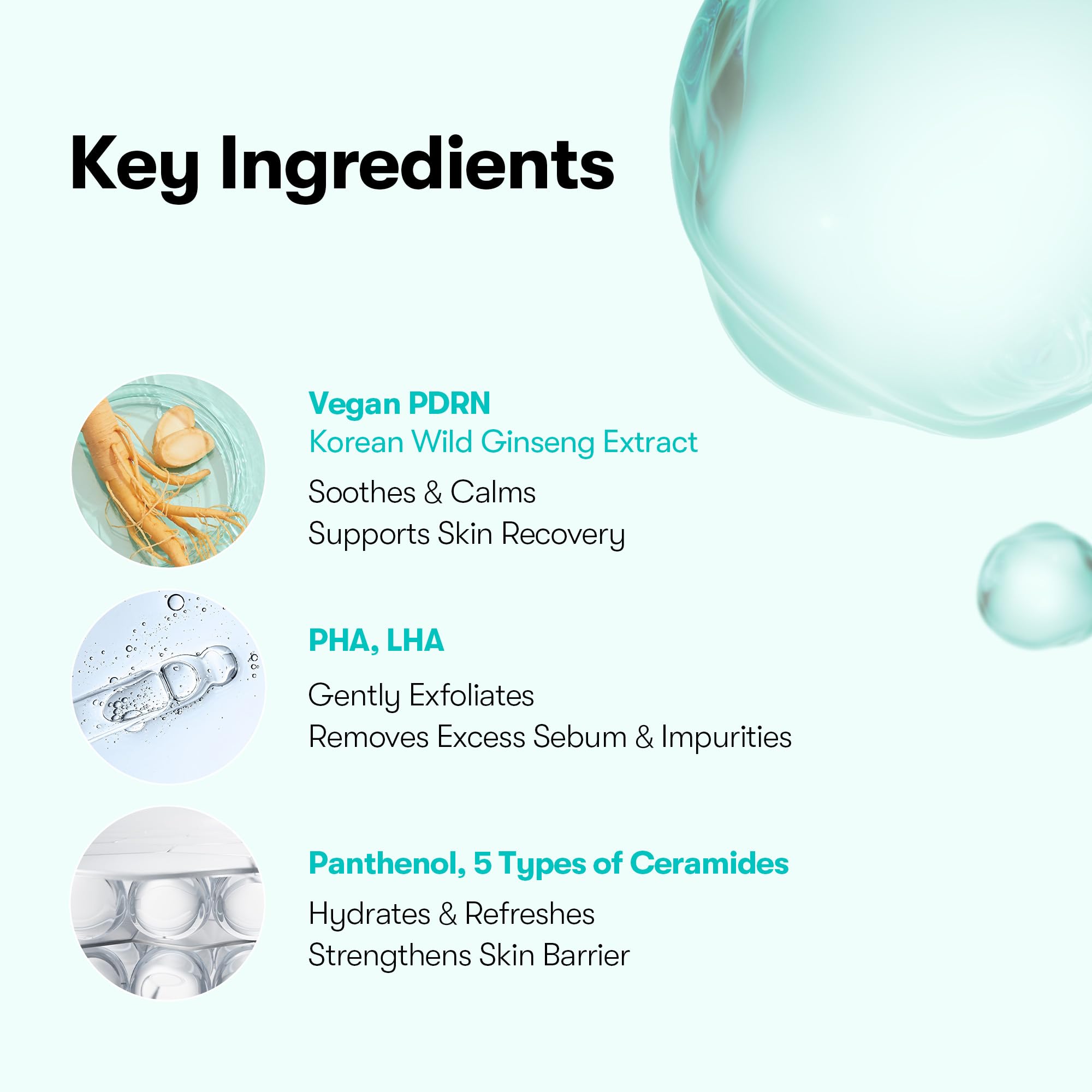 VT COSMETICS rich creamy foam texture that cleans gently