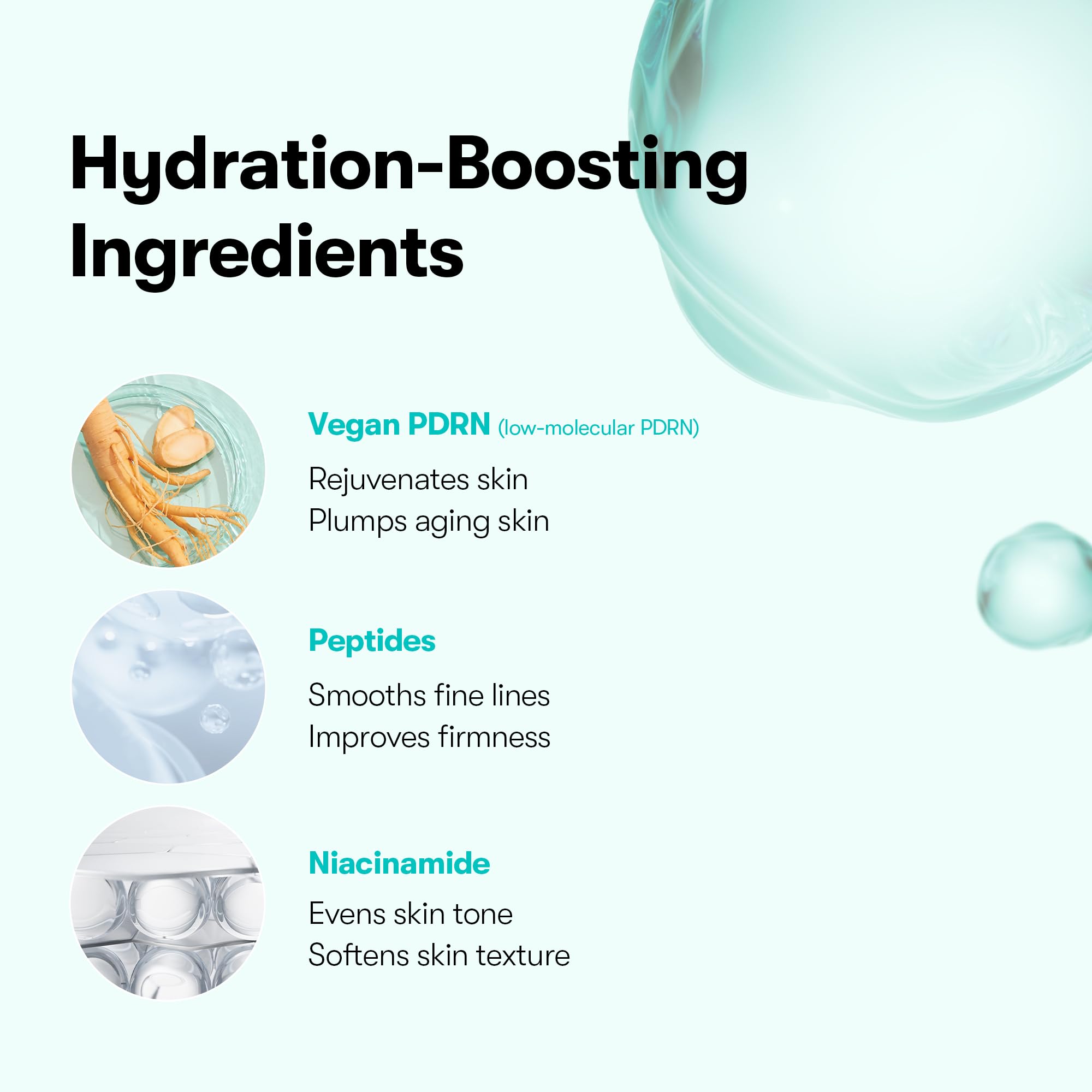 VT COSMETICS PDRN from Korean wild ginseng ingredient highlighting regenerative benefit