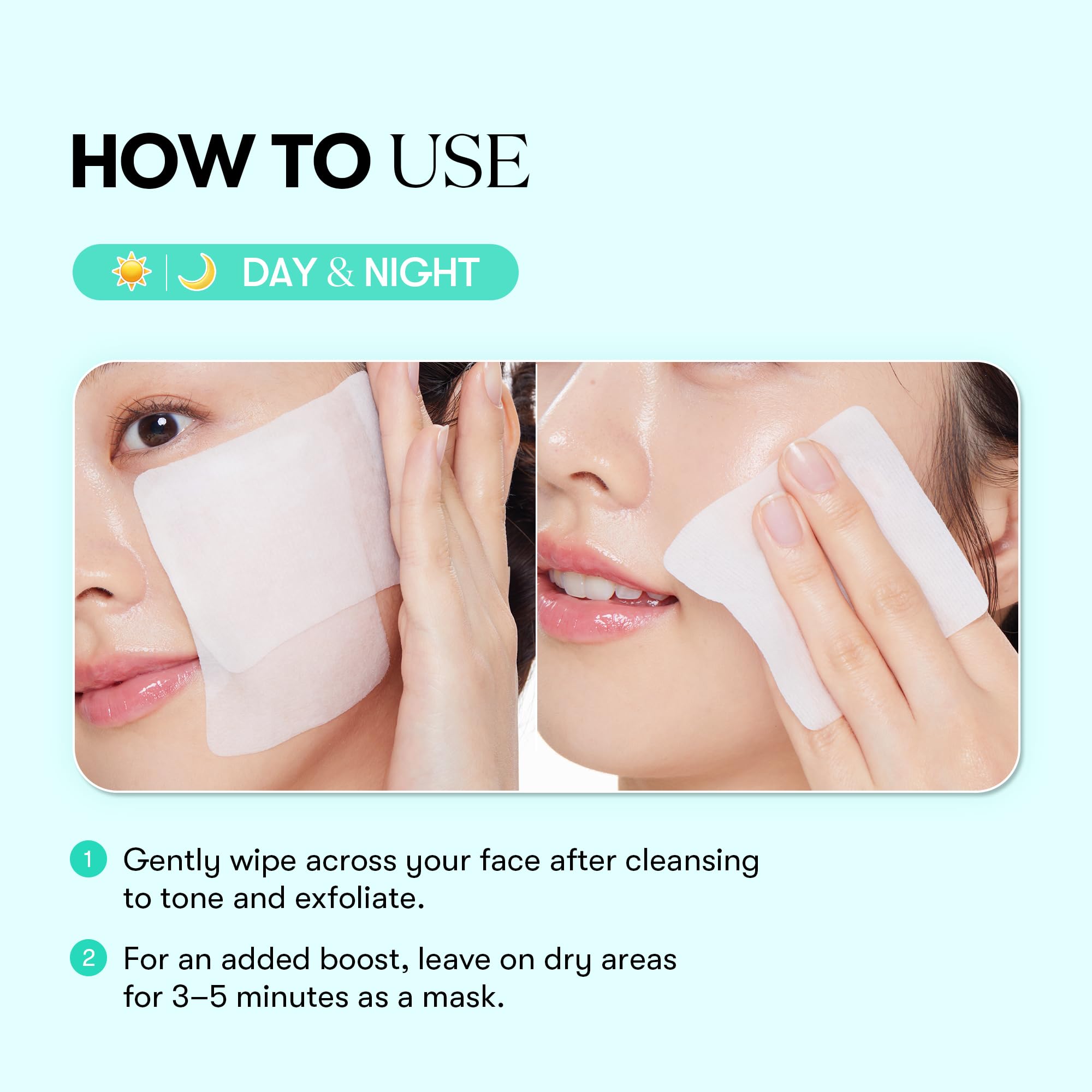 VT COSMETICS pad next to hand to show single‑pad size and convenience