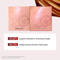 VT COSMETICS label close-up detailing key ingredients and benefits