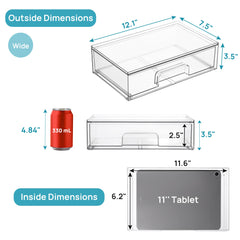 Vtopmart close-up on built-in handle for easy pull-out access and convenience