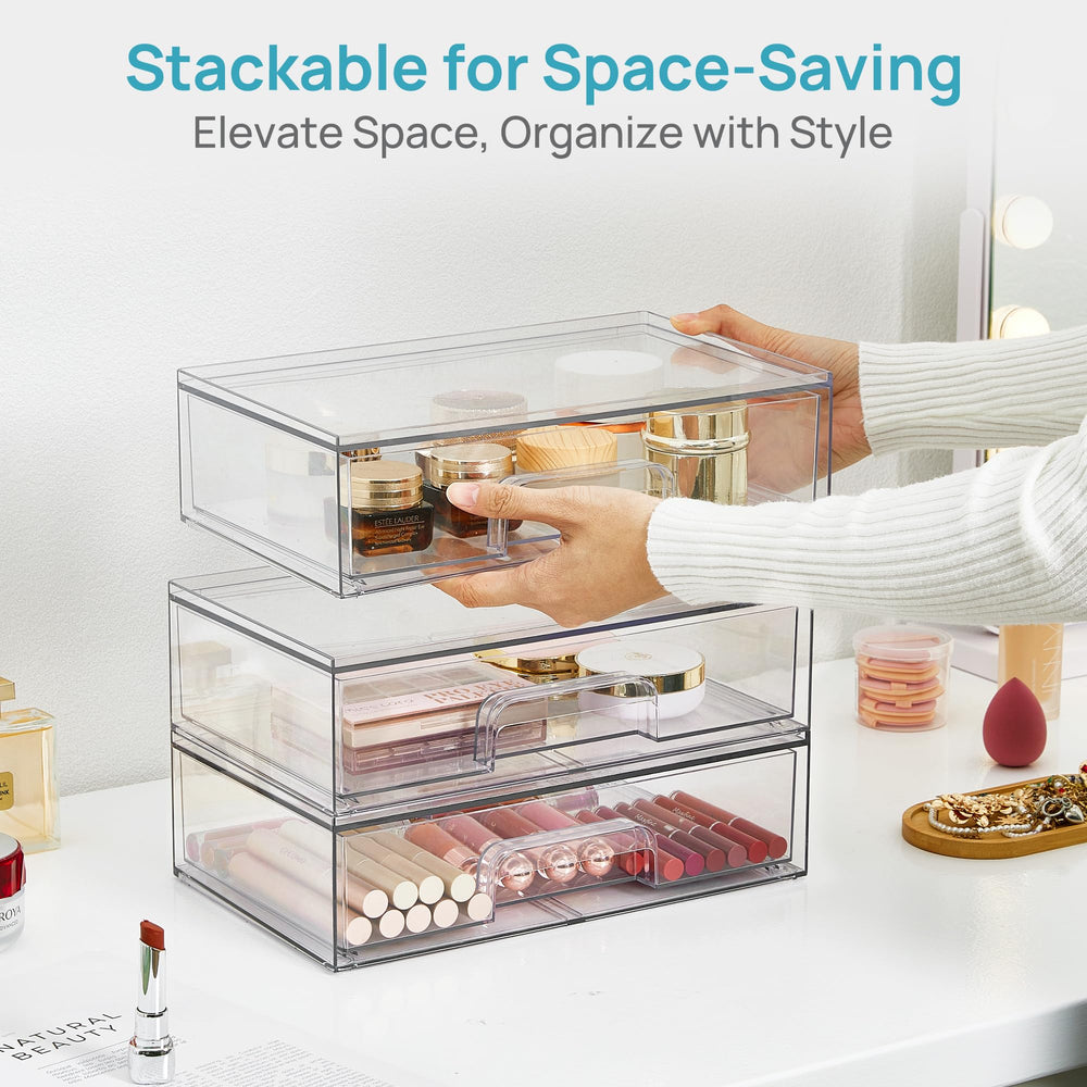 Vtopmart in bathroom vanity organizing cosmetics for quick daily routines