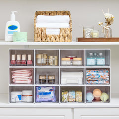 Vtopmart side profile stacked on counter saving vertical space benefit