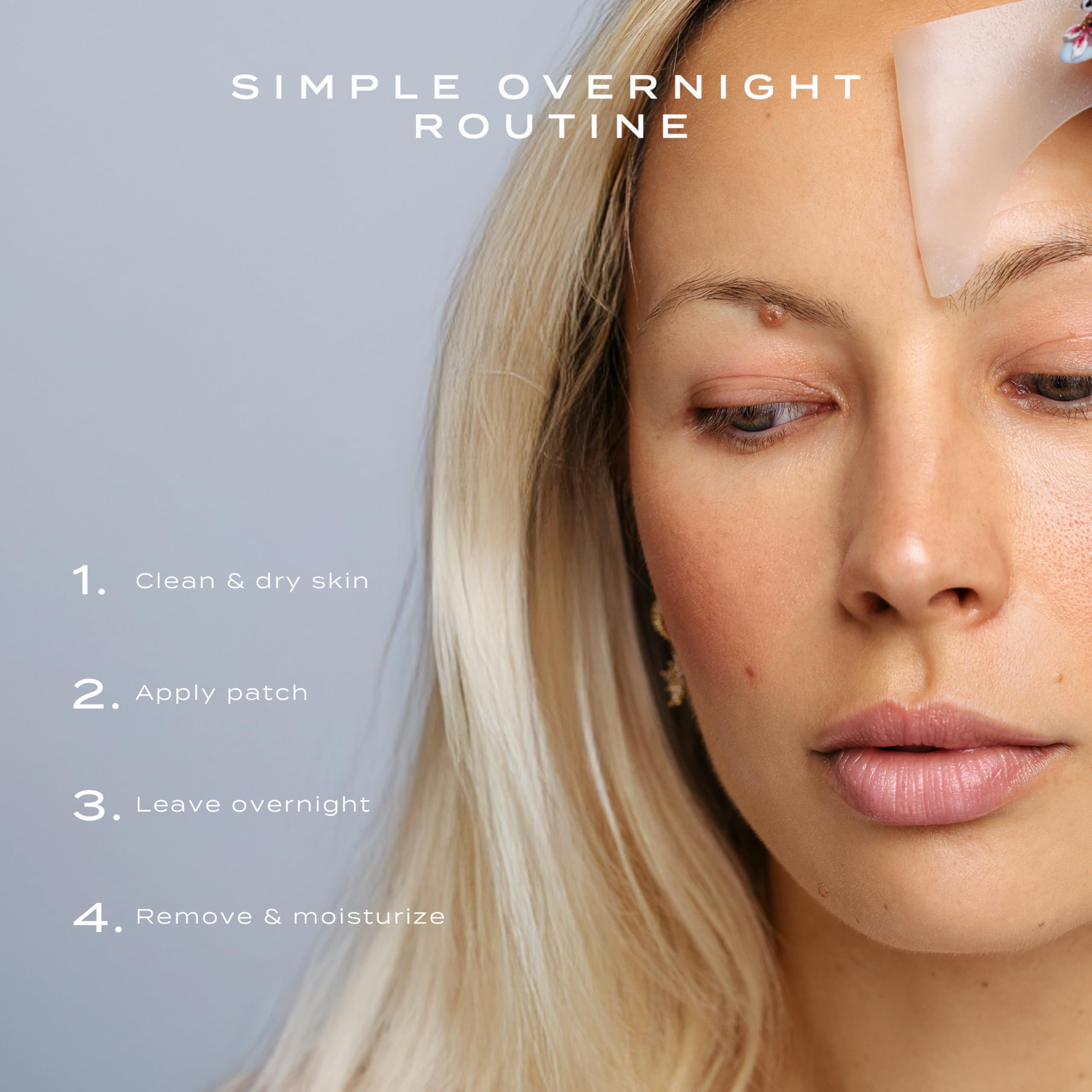Vue five-count patches fanned showing one-time single-use convenience