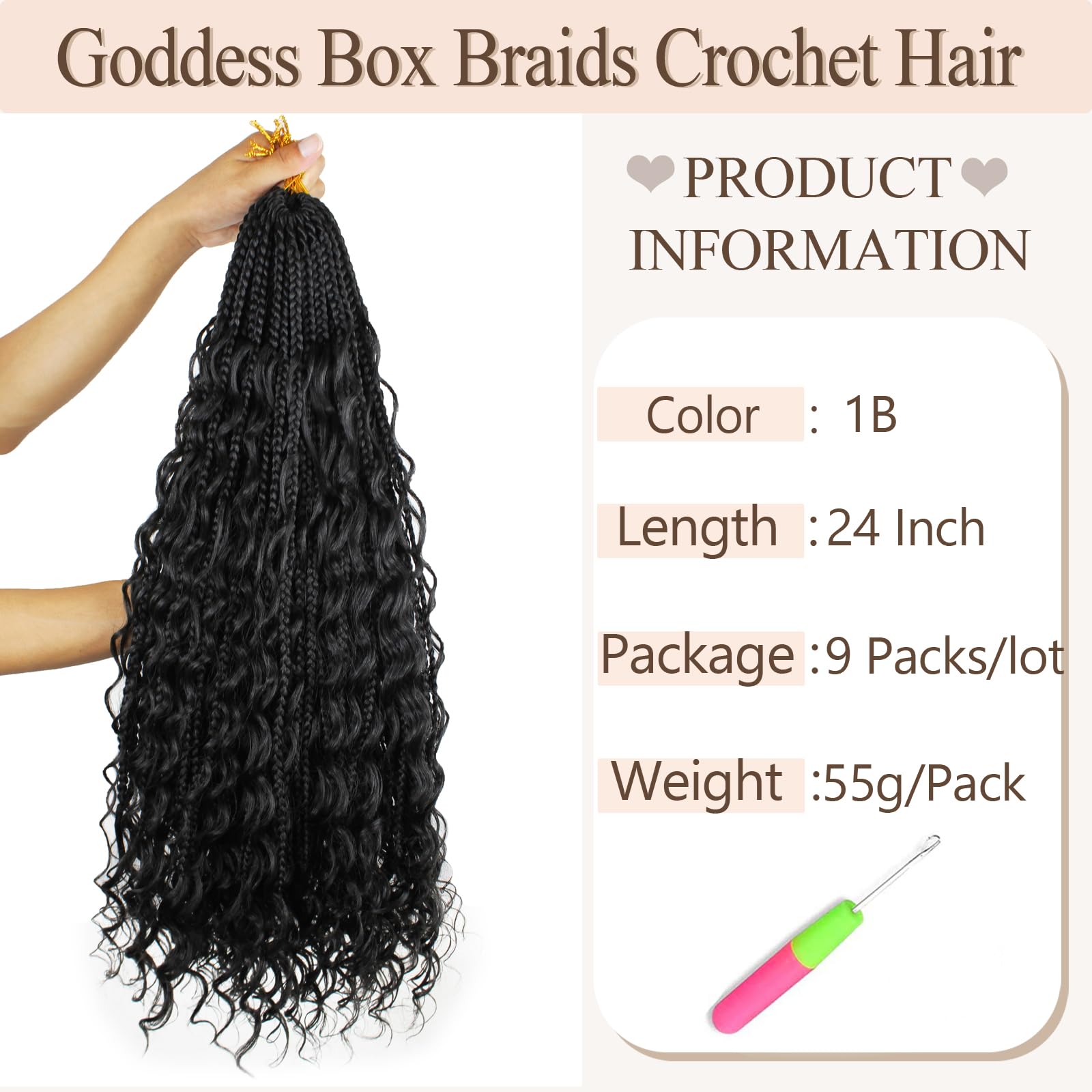 vustbeauty crochet hook installation demonstrating quick, beginner-friendly application
