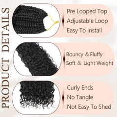 vustbeauty model wearing 24-inch braids showing length and lightweight comfort